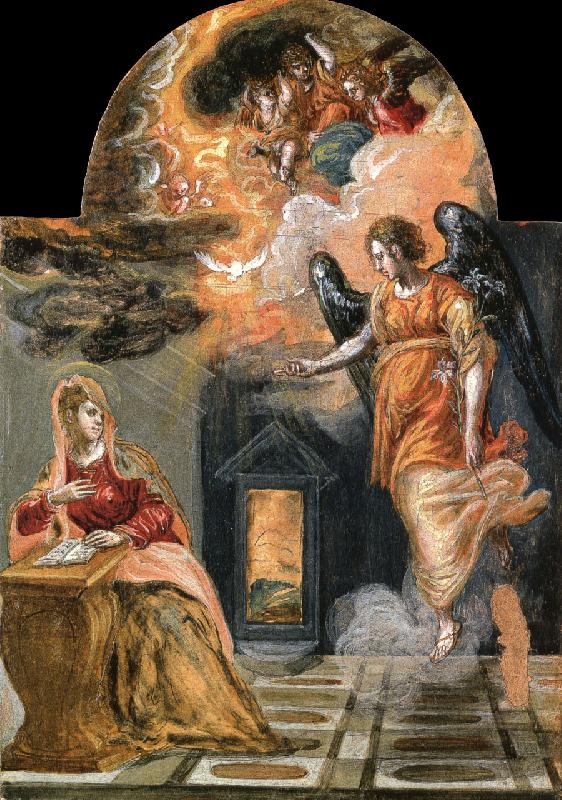 El Greco Annunciation China oil painting art
